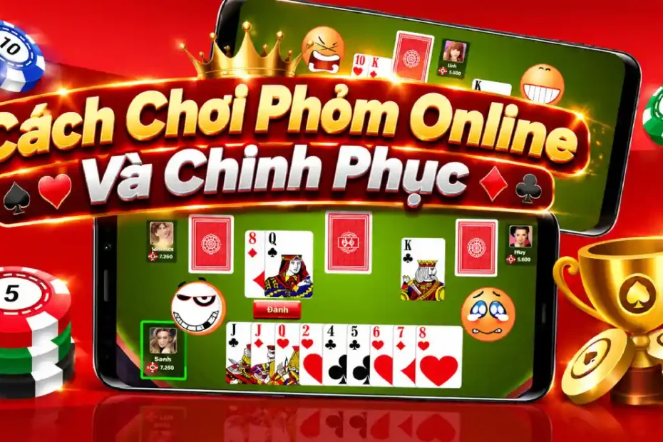 cách chơi game phỏm online